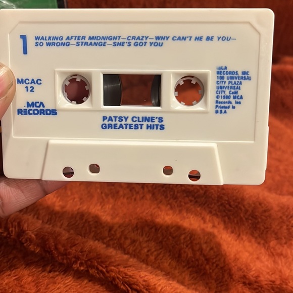 Mca Records Media Patsy Clines Greatest Hits Cassette Tape 971 Mca records media patsy clines greatest hits cassette tape 971